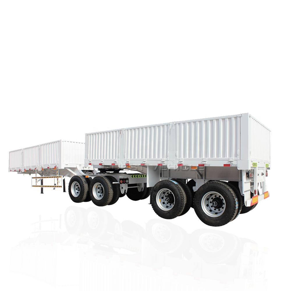 Африка Superlink 20ft + 40ft падение боковой стены прицепы для продажи