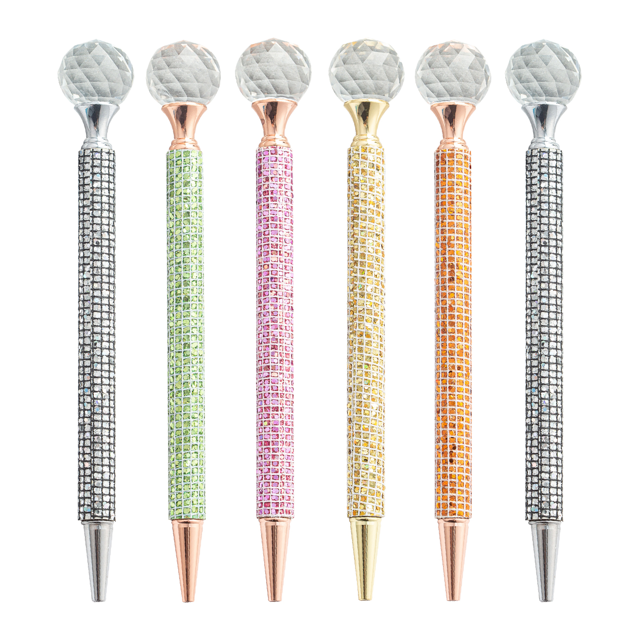 New Design Crystal Ball Pen With Custom Logo Promotional Metal Ballpoint Pen For Gift