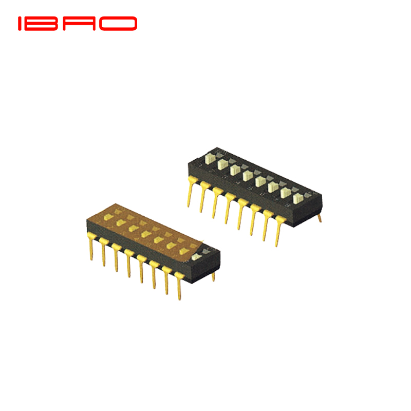 Factory Plastic Rotary Price Square Straight Pin Dip Switch