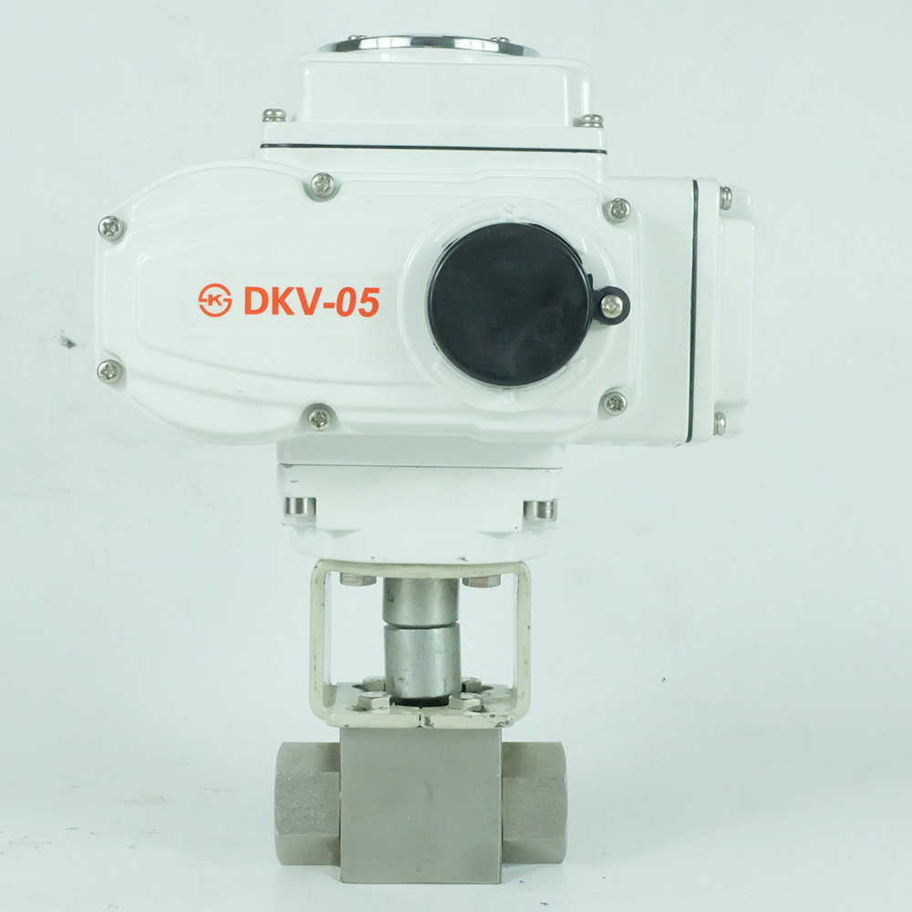 hydraulic stainless steel 304 316 high pressure NPT BSPT electric electronic controlled actuator needle valve