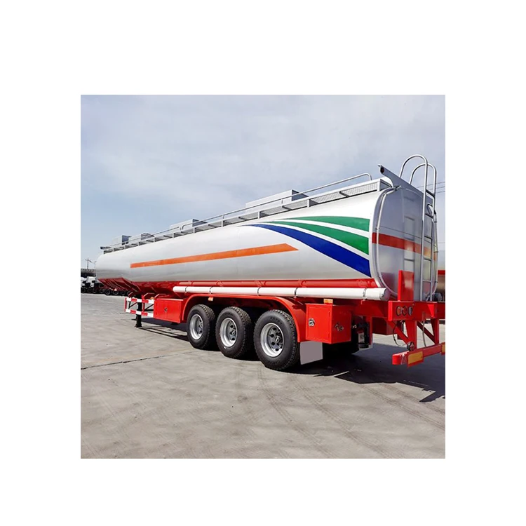 3 Axle 40000L Stainless Steel Heated Tank 3 compartment fuel Tanker Trailers