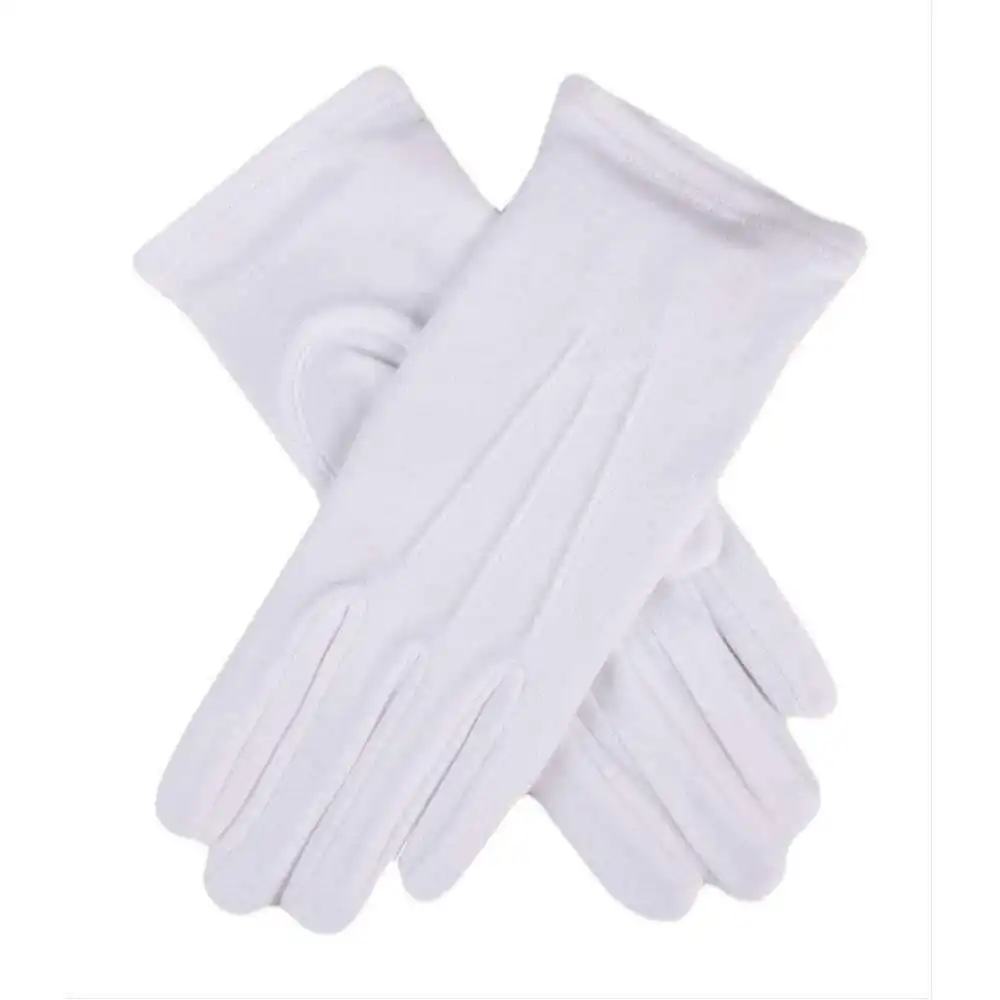 Multi Purpose Work Safety Protective White Cotton Gloves masonic gloves