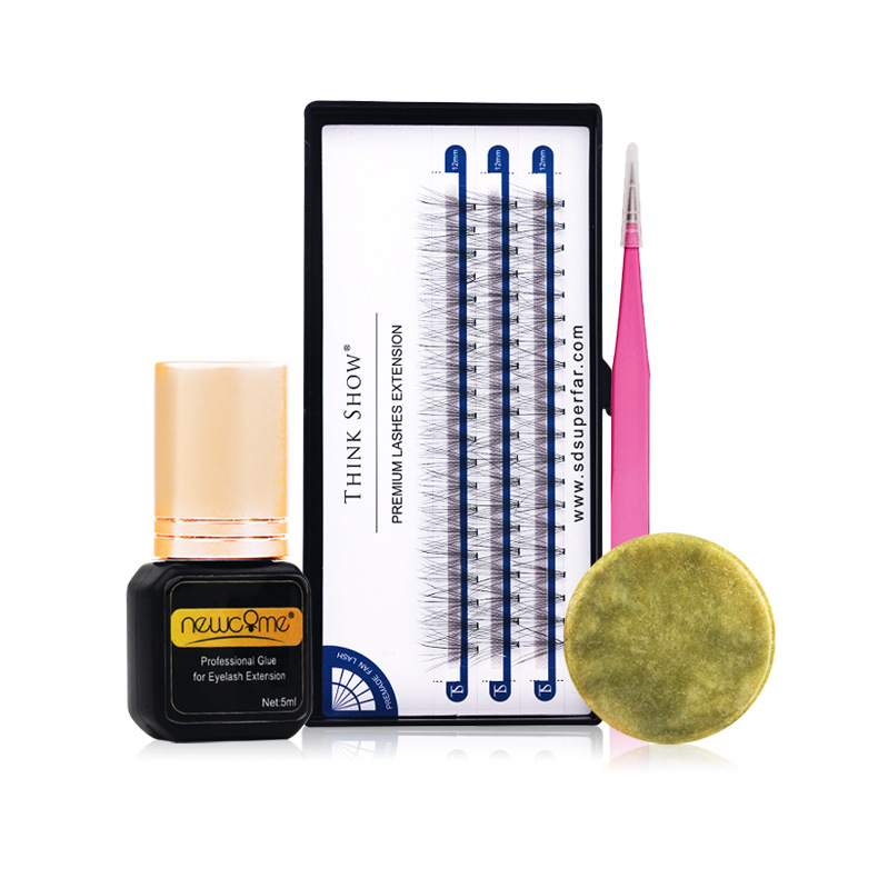 high quality professional cluster practice customized private label oem odm eyelash kit box