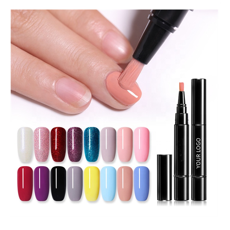 Beauty top 12colors nail art pen nail gel polish paint pen