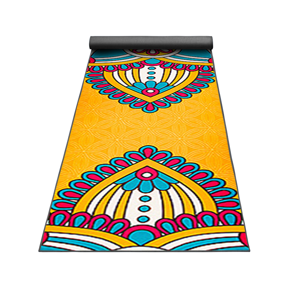 High quality microfiber customized printed non slip Yoga towel
