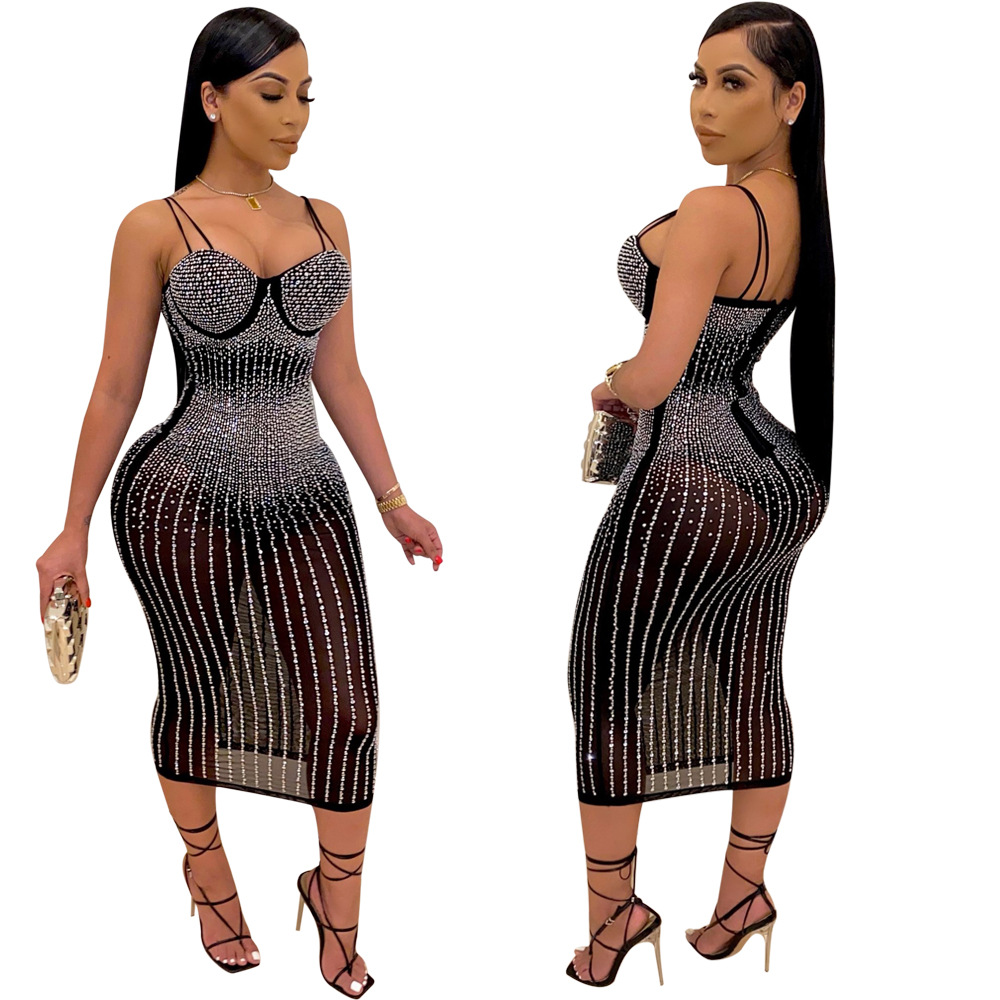 2021 Expensive Luxury Sequin Sparkle Backless Sexy Night Club Party Bodycon Wear Short Shiny Pvc Glitter Mini Best Dresses
