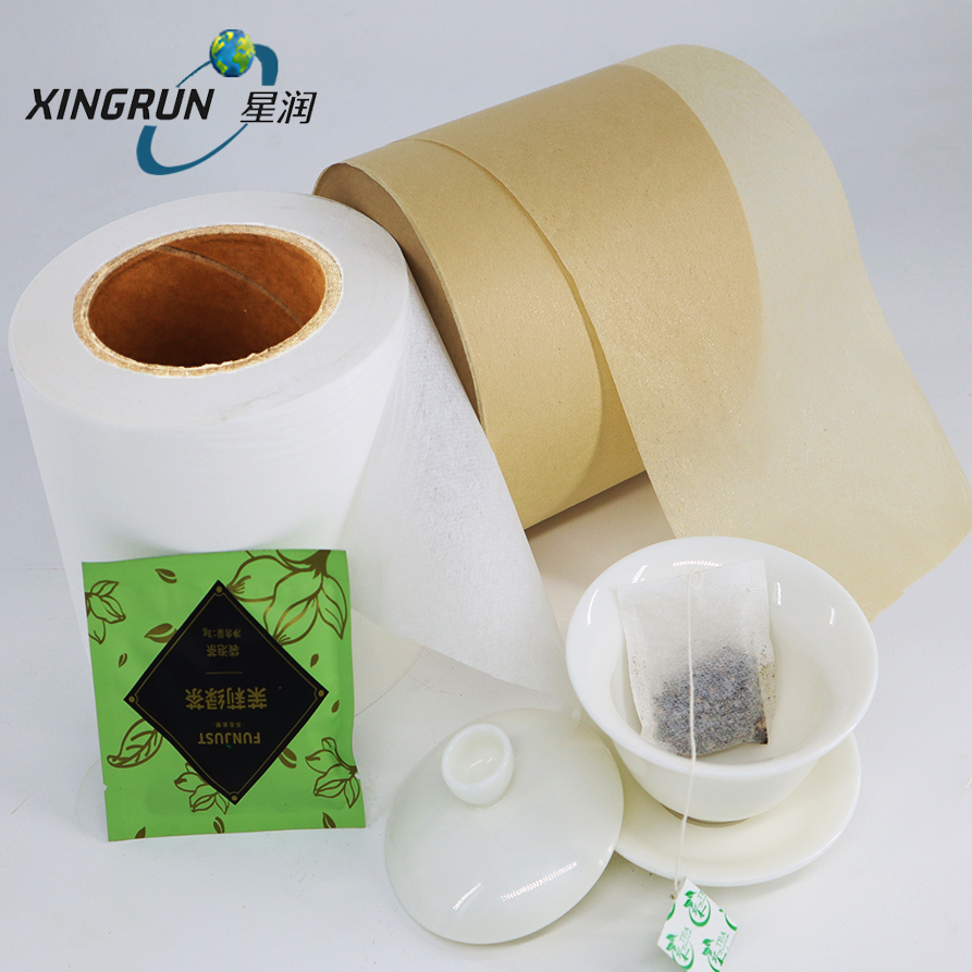 Heat sealable coffee rolling filter paper for empty tea bags