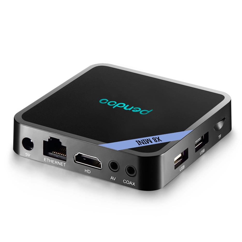 Android Мини ТВ коробка Pendoo X8 mini S905W 1G8G/2G16G ТВ кабельный ящик hd ТВ коробка