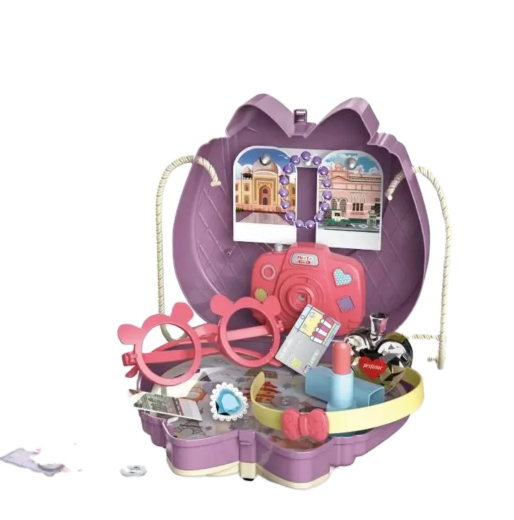 Children's Pretend Makeup Toys Set Beauty Set Toy Makeup Fashion Toy Pretend Play Kit Cosmetic Set Makeup Purse