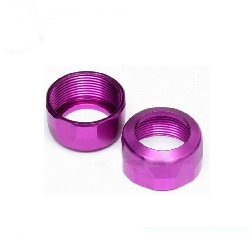 CNC Precision Machining Threaded Anodized Hollow Round Aluminum Tube