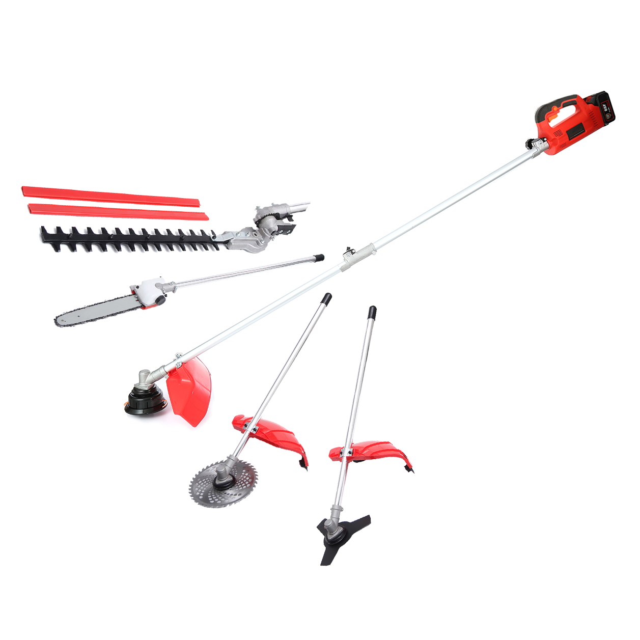 Landtop Multifunctional Retractable Electric Brushless Motor Brush Cutter Weeder Head Trimmer Grass Cutting Machine For Grass