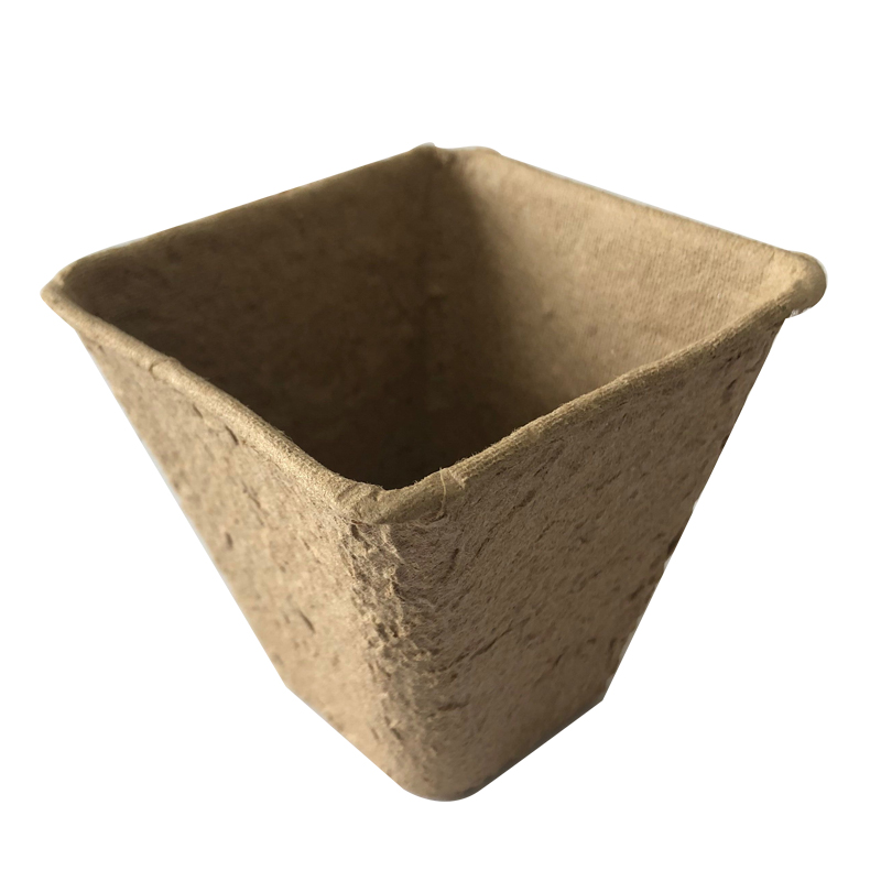 6cm/8cm square biodegrable paper pots garden germination seed starter planter nursery paper peat pots