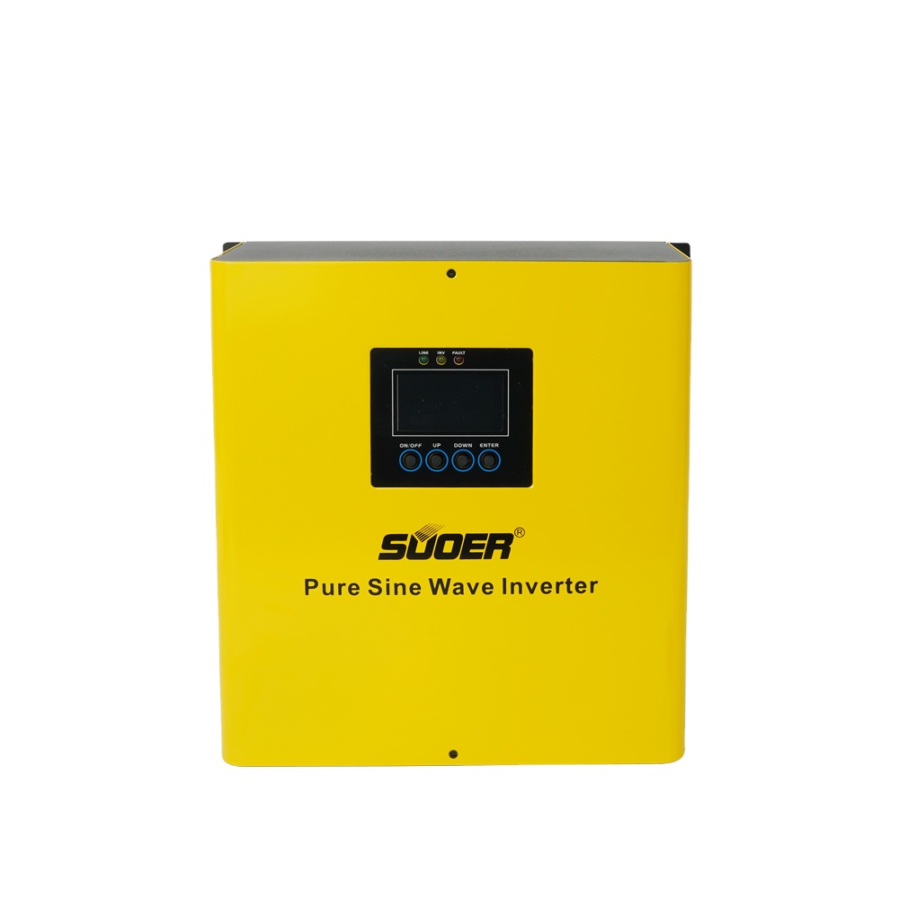 Suoer PL-1.5KA 1000 W 1000 Вт 1kw 12v переменного тока ультранизкой частоты зарядное устройство чистая Синусоидальная волна инвертирующий Усилитель Мощности гибридный солнечный инвертор