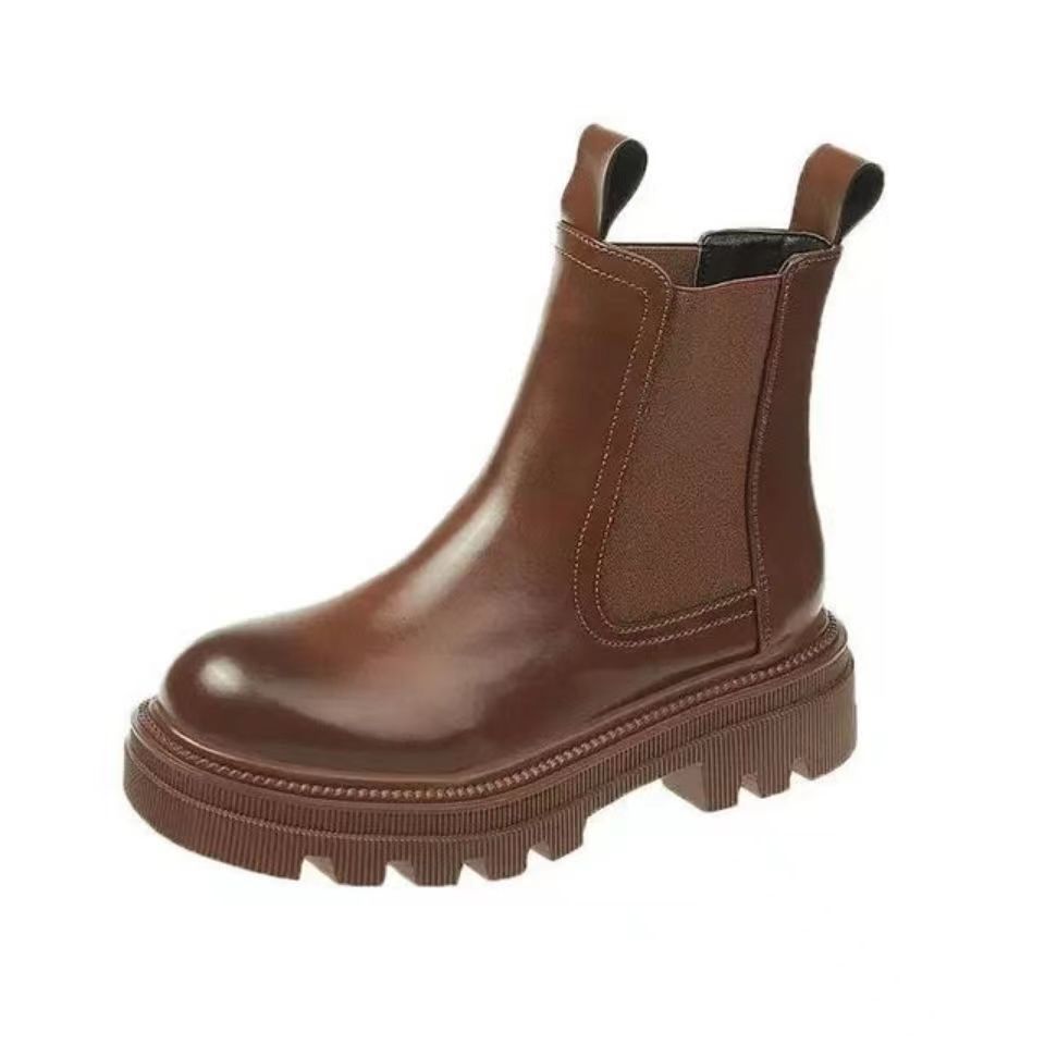 Winter Comfortable And Thermal Plush Martin Boots For Women Warm Thick Outsole And Anti-Slip Women Snow Boots