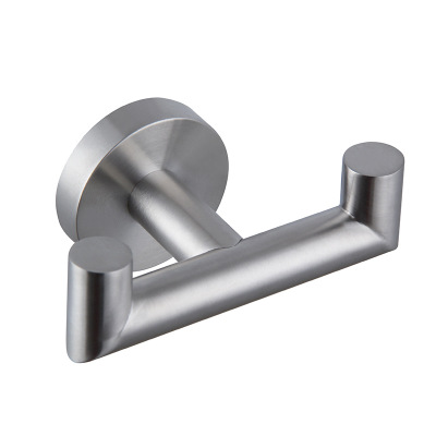 Multifunction stainless steel brushed double side wall hook