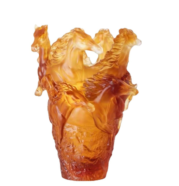Home decor glass incense burner incense crystal mubkhar burner jar censer arabic incense burner horse