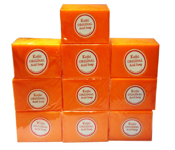 Мыло Kojic кислота для мытья лица, жирная кожа, Отбеливание лица, очистка 100 г, мыло с папайей
