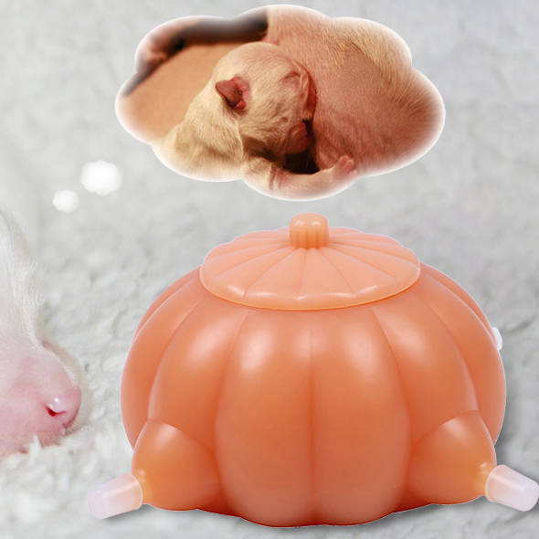Silicone Molded Puppy Nipple Feeder Kitten Bubble Milk Bowl Portable Silicone Dog Cat Feeder Pet Simulation Milking Feeder