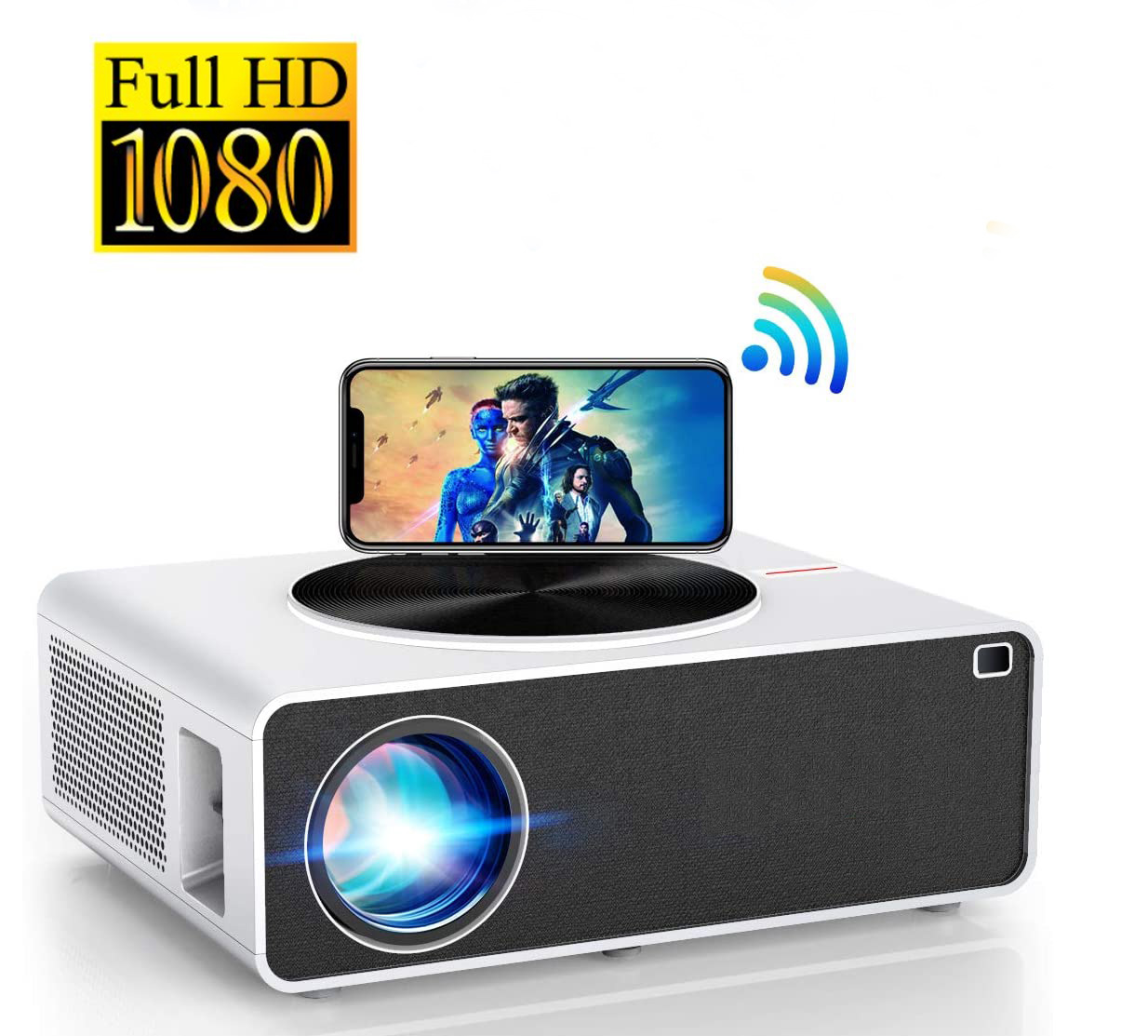 4k 1080P проектор 7200 люмен Full HD 300 дюймов Портативный ЖК-проектор для домашнего кинотеатра, светодиодный проектор для фильмов