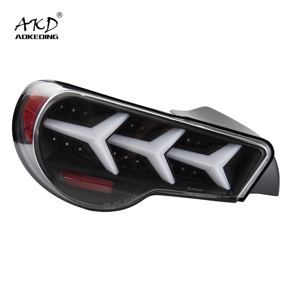 AKD Car Styling for Toyota 86 GT Subaru BRZ LED Light Dynamic Lamps LED DRL Running Fog Lights Rear Parking Lights Auto Assembly