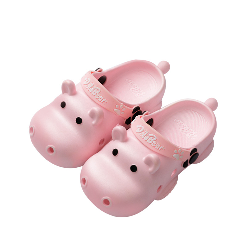 Creative cartoon children wear slippers for toddlers cute summer beach shoes boys and girls soft bottom sandals