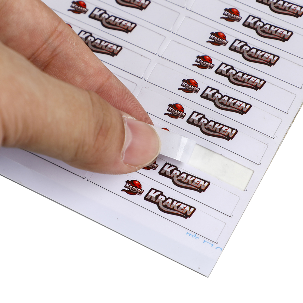 label printing service circle sticker logo for business