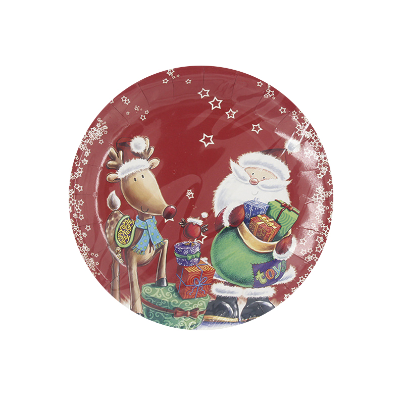 Widely Used Superior Quality Christmas Decorations Dessert Tray Christmas Utenciles