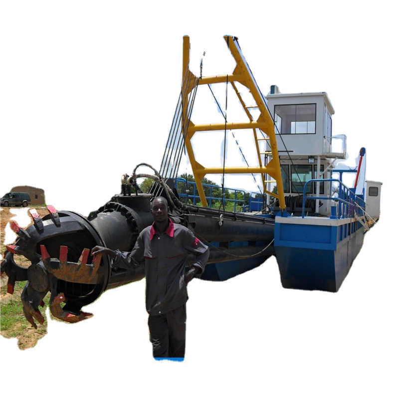 12 inch hydraulic sand or mud marine cutter suction dredger for sale with cutter head