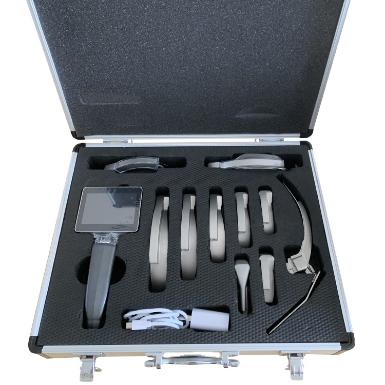 3 inch High-Definition Portable Video Laryngoscope with Stainless Reusable Blade for Surgical Operation