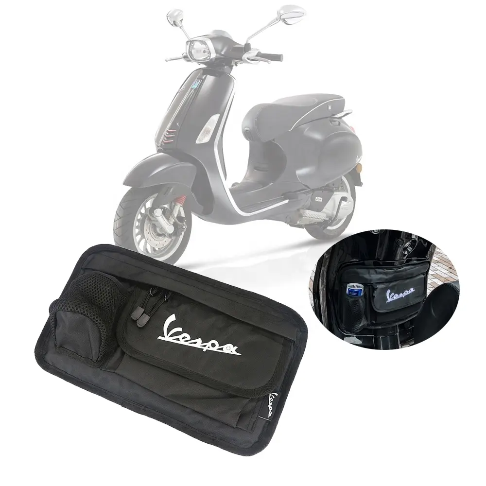REALZION Motorcycle Accessories Wholesale Scooter Storage Tool Bag Universal For VESPA GTS GTV LX LXV Scarabeo Sprint 150