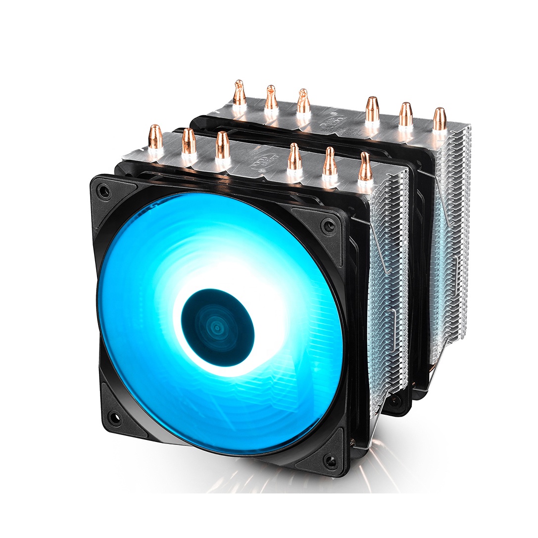 Полностью заводской кулер для процессора Deepcool Neptwin RGB, кулер для игрового компьютера, кулер для процессора RGB