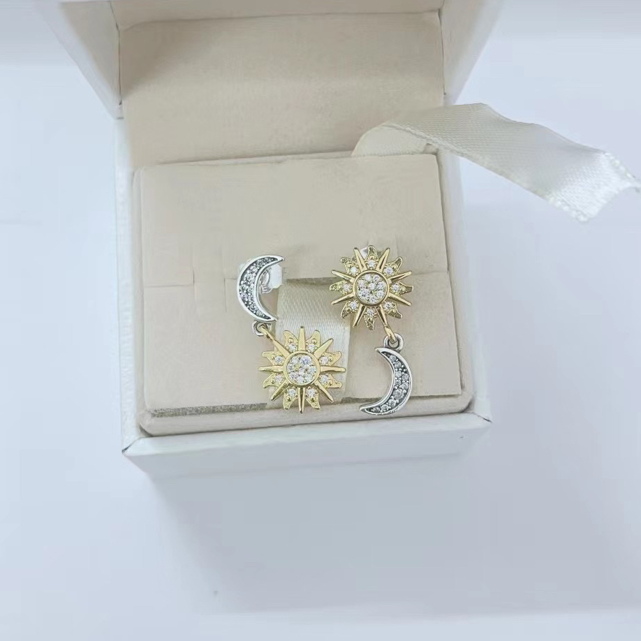 Серьги-подвески из серебра 925 пробы