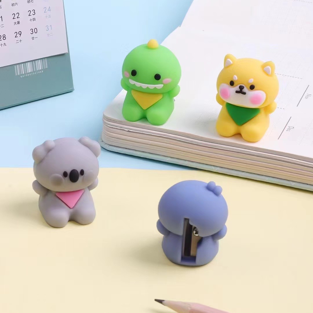 KUKI Cheap Standard Pencil Sharpener School Student cute pet house Sharpener