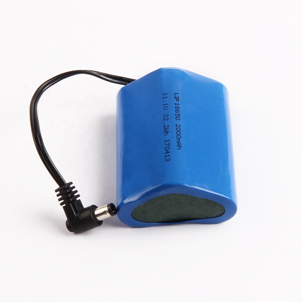 11,1 V 2000mah перезаряжаемый литий-ионный аккумулятор 3s 18650