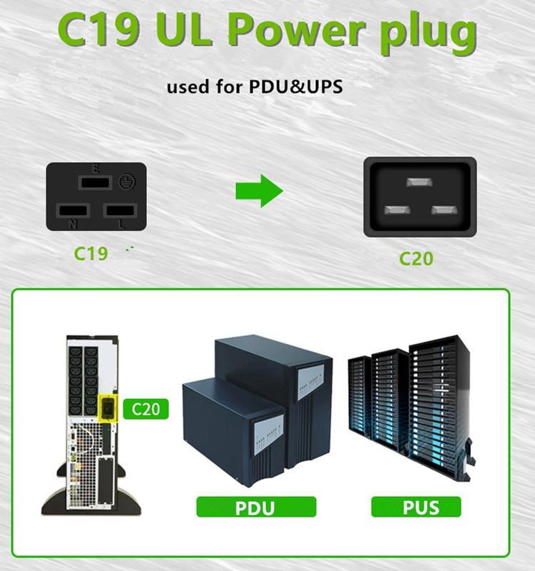 20221210 Sample Niuteng one stop factory Custom Nema 5-15p To C19 Power Cord  etl  plug