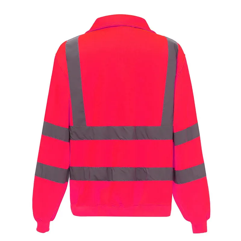 Reflective Vest Safety Customized New Design Logo Red Reflective Vest Safety Reflective Yellow Jacket