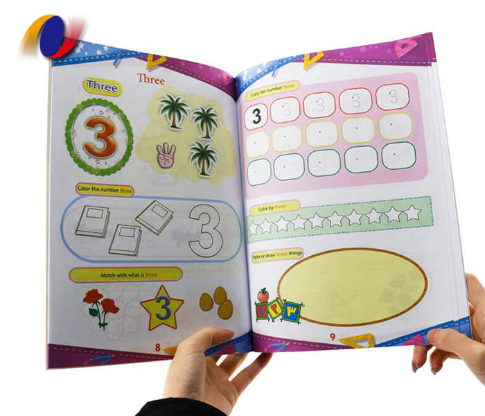 High Quality Custom Book Printing Children Activity Workbook / Exercise Book / Text Book Printing Service
