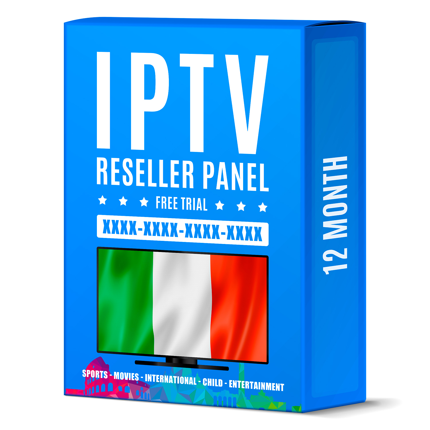 Итальянская Европейская 2021 Iptv XXX 12 месяцев, Firestick, Бесплатная пробная ТВ-приставка на Android, Перепродажа, панель M3U, телеприставка, код, подписка Iptv
