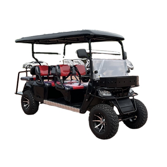 WELIFTRICH customized folding electric off road 6 person golf cart on sale