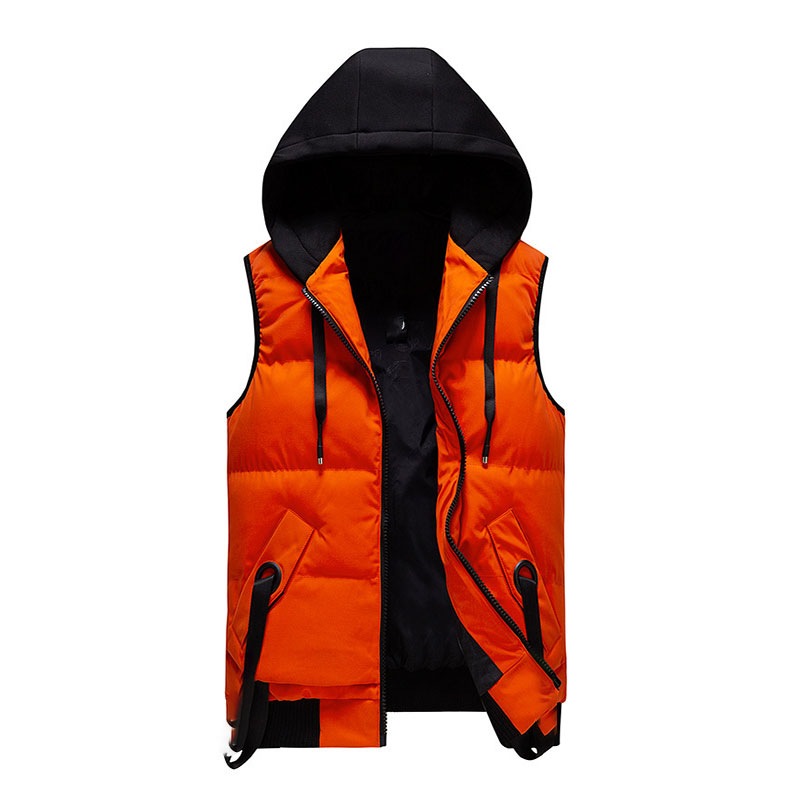 2021 Custom american style winter windproof mens sleeveless puffer jackets