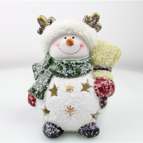 2020 made in china chinanewest design top quality christmas led resin snowman for wholesale