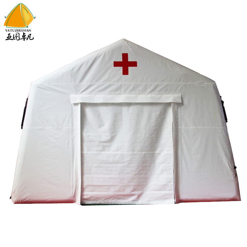 Factory price PVC inflatable emergency shelter movable air tight medical tent system China white inflatable medical tent