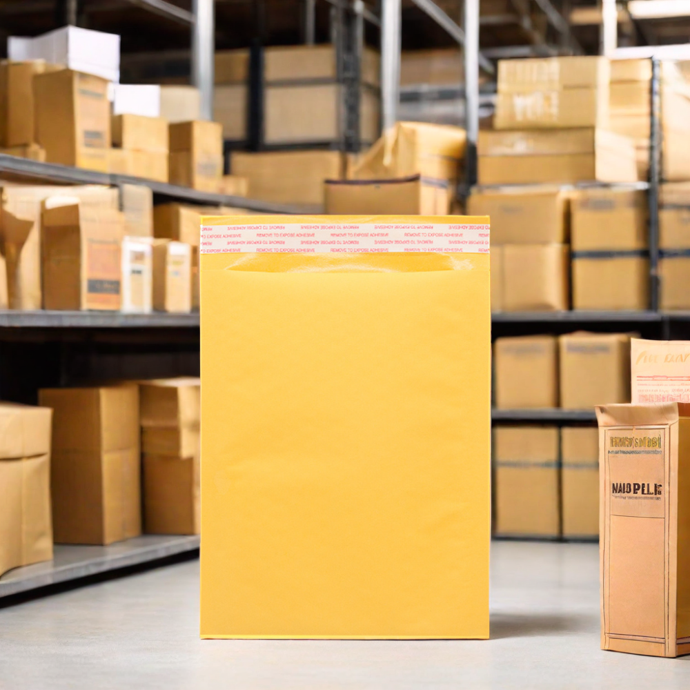 Compostable Honeycomb Padded Kraft Paper Shipping Mailers Biodegradable Shockproof Express Envelope Consumer Electronics Mailing