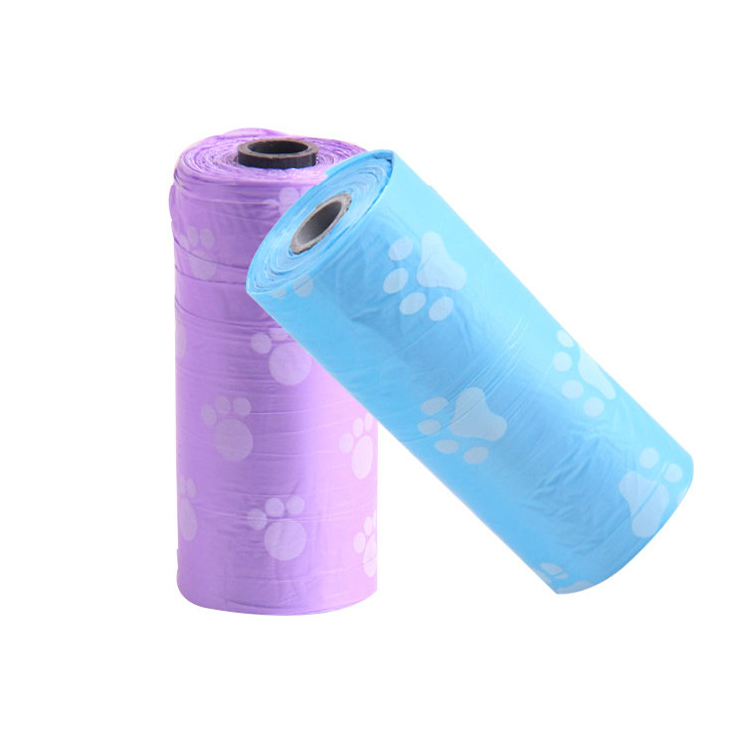 Portable custom biodegradable pet waste bag dog poop bag