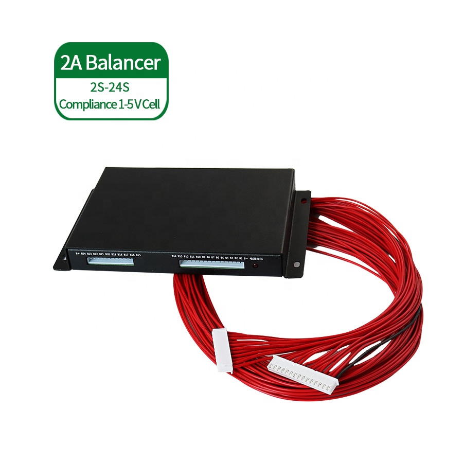 Smart 2A Battery Active Equalizer 2S-24S Li-ion Lifepo4 LTO Lead Acid Battery Balancer with Bluetooth RS485 CAN