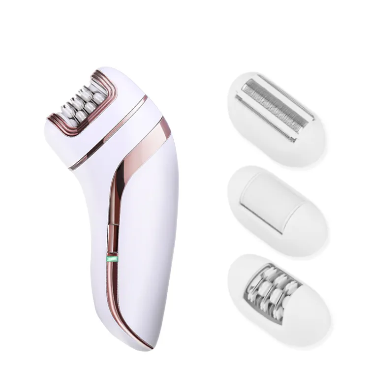 Electric Shavers Women Electric Body Hair Removal Epilator Trimmer 3 In 1 Multi Functional Cordless Rechargeable Lady Epilator Shaver
