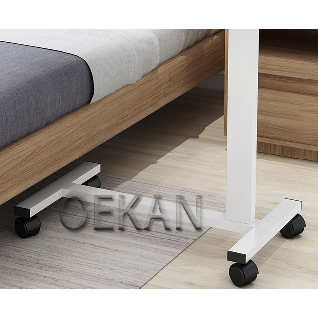 Hospital Furniture or Medical School Use Metal Ergonomical Design Envirment Friendly Moving Bedside Table for One Person