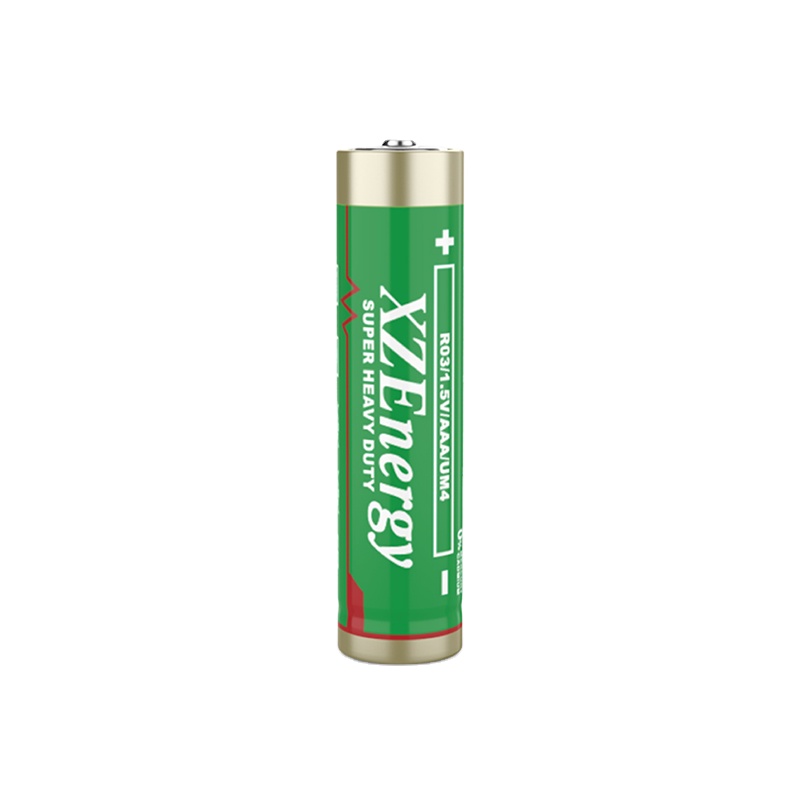 Углеродная цинковая батарея XZ Energy высокого качества 1,5 в AAA R03 UM4 сухая сверхмощная батарея