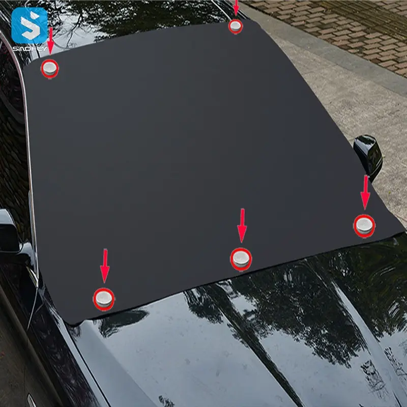 Car Front Windscreen Cover Automobile Magnetic Sunshade Cover Car Windshield Snow Sun Shade Waterproof Protector Cover