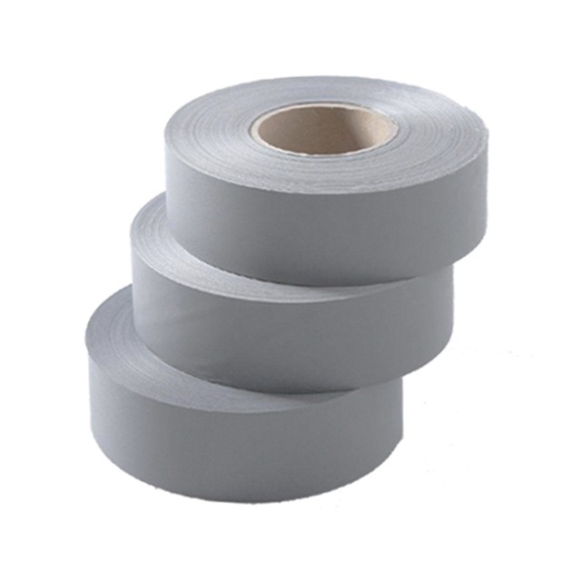 HCSP Gray High visibility Reflective T/C Fabric Tape For Clothing Glow in the dark